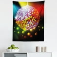 thumbnail image 1 of Popstar Party Tapestry, Vibrant Colorful Disco Ball Nightclub Celebration Party Dance and Music Print, Fabric Wall Hanging Decor for Bedroom Living Room Dorm, 5 Sizes, Multicolor, by Ambesonne, 1 of 1