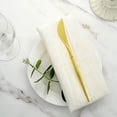 thumbnail image 3 of BalsaCircle 24 Metallic Gold 8" Plastic Knives Disposable Cutlery Wedding Party Tableware Birthday Catering, 3 of 8