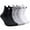 Multicolor, variant on 3 Pair Men’s Cotton Sports Socks, Mid Crew Athletic Training Socks, TIKA