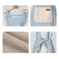 thumbnail image 4 of Professional Apron With Elastic Neckline Lace Detailing Kitchen Protective Gear Lightweight grey, 4 of 4