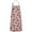 Pink Border Collie, variant on White Poodle Dog and Sunflowers Apron-Garden Aprons for Women with Pockets-Cotton Linen Waterproof Kitchen Cooking Gardening Aprons Adjustable for Kitchen,Cooking,BBQ and Salon 33x27 Inch