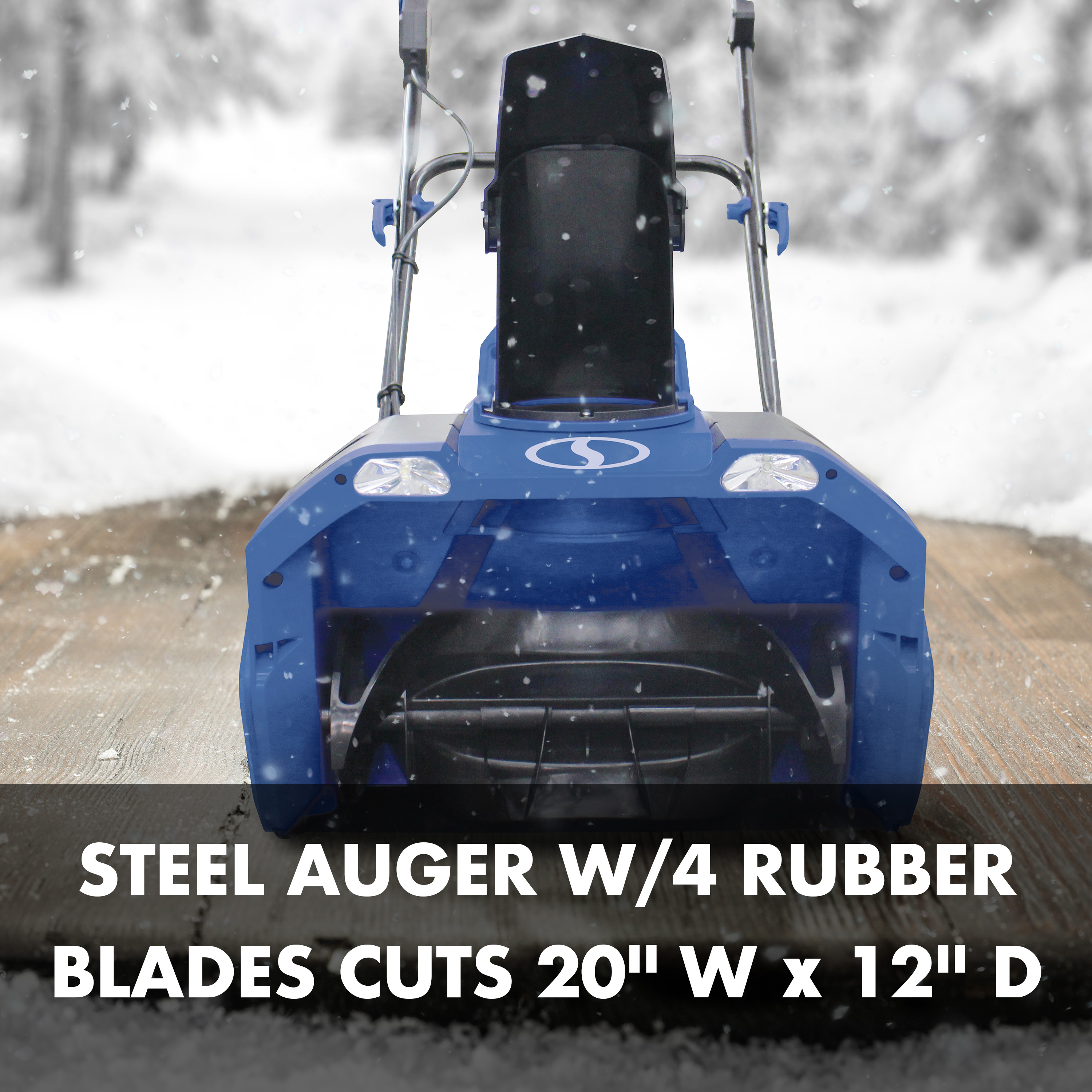 Snow Joe 48V 20" Cordless Brushless Single-Stage Snow Blower, 2 x 4.0-Ah Batteries & Charger - image 5 of 13