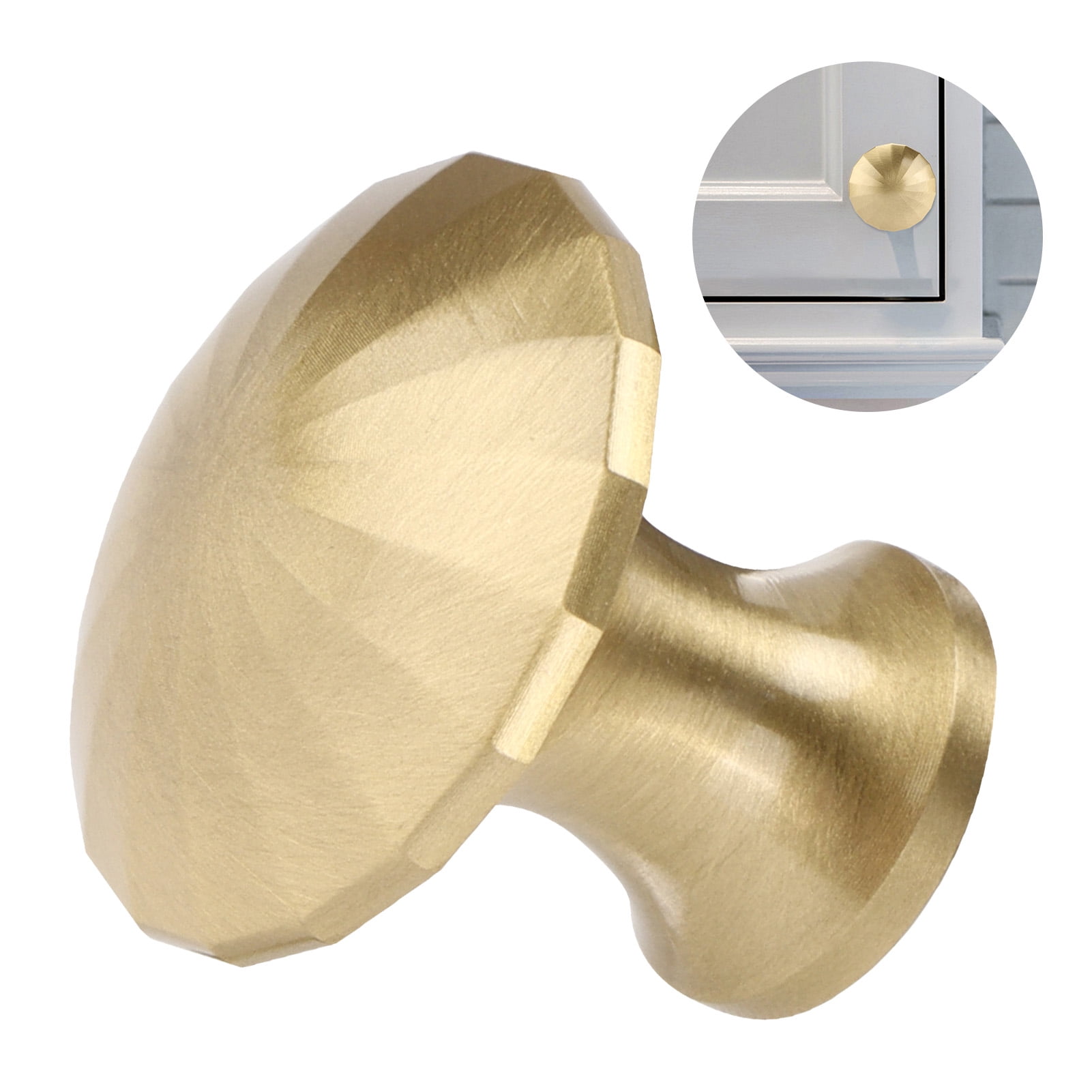 Lot De 4 Boutons De Placard Ovales élégants En Cristal - Poignées