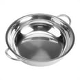 thumbnail image 2 of YOUTHINK 30CM Stainless Steel Cooking Pot with Hollow Handle, Induction Compatible Hot Pot, 2 of 7