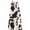Black Pink Cow Print, variant on Women'S Rainbow Vertical Stripes Jumpsuit Sleeveless Loose Fit Wide Leg Pants Suit Casual Vacation Romper