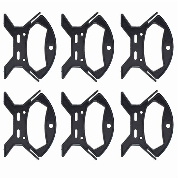 10pcs Cable Organizer Set Wire Storage Winder Electrical Cord Wrap Reel Spool Multipurpose for Home and Office Use,10 * Cable Organizer,Black