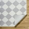 thumbnail image 6 of Livabliss Washable Rugs for Living Room, 7ft Round Lillian Modern Off-White Round Area Rug, Bedroom Dining Room Home Decor Stain Resistant Carpet (6'7" x 6'7"), 6 of 7