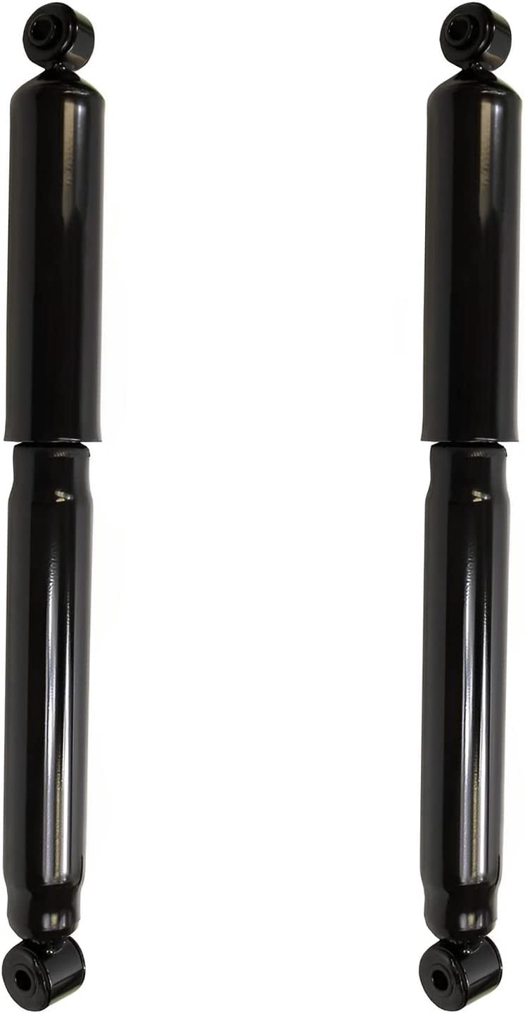 Detroit Axle - Rear 2pc Shocks Absorbers for 11-22 Chevy Silverado GMC Sierra 2500 3500 HD, 2 Shock Absorbers Assembly 2012 2013 2014 2015 2016 2017 2018 2019 2020 2021 Replacement