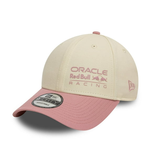 Oracle Red Bull Racing F1 New Era 9Forty Contrast Light Beige Hat 2025