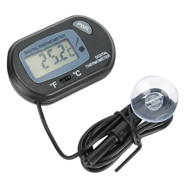 Water Thermometer,Aquarium Probe Figure Electronic Fish Tank Thermometer Electronic Water Thermometer Stylish and Modern