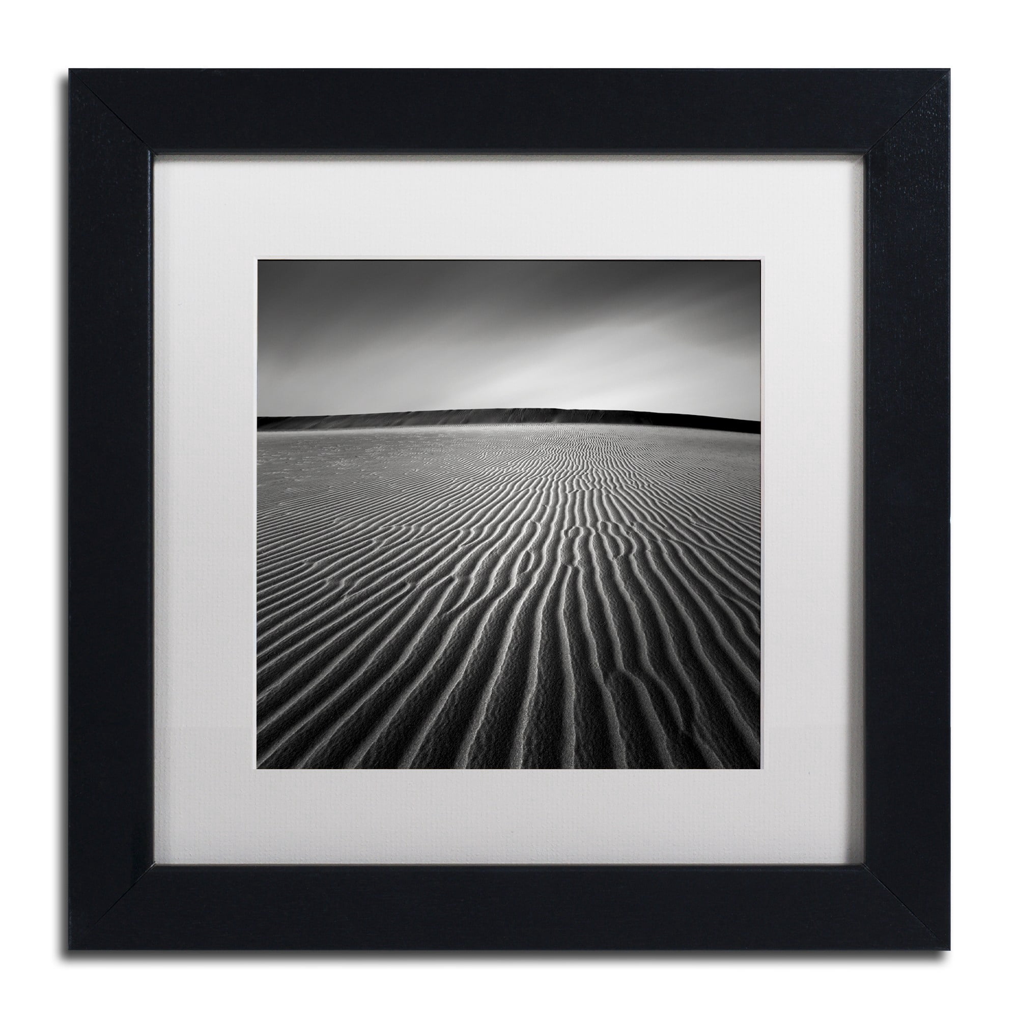 Trademark Fine Art "Ripples" Canvas Art by Dave MacVicar, White Matte, Black Frame