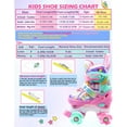 thumbnail image 6 of Roller Skates for Kids Girls Rainbow Unicorn Toddler Roller Skates W/Full Light up Wheels for Outdoor Beginner Rollerskates for Gifts, 6 of 7