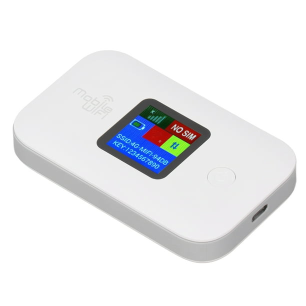 PUNTO DE ACCESO MÓVIL WIFI, CIFRADO SEGURO EuropeO Asia Versión 4G Lte Portátil Wifi 10 Usuarios Comparto -3000MAH 300Mbps Para ComputerArA Portátil para Teléfono