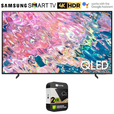 Samsung QN60Q60BAFXZA Q60B 60 inch QLED 4K Quantum Dual LED HDR Smart TV (2022) Bundle