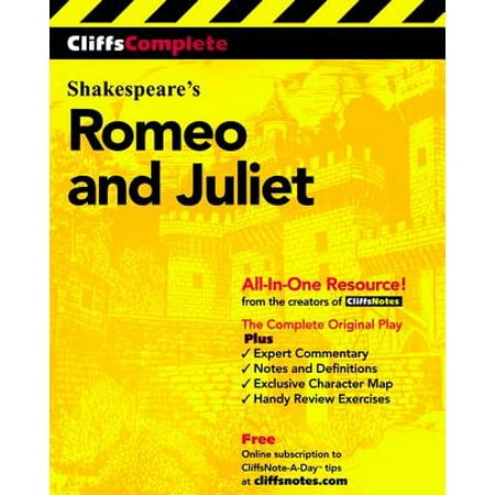 CliffsComplete Romeo and Juliet (Romeo And Juliet Best Scenes To Act Out)
