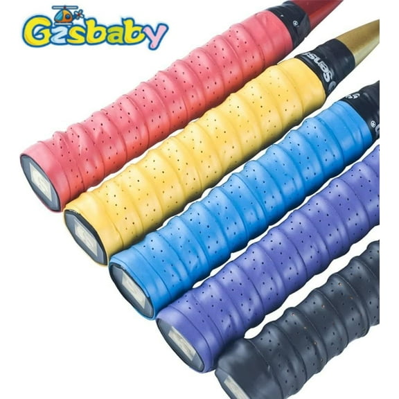 Gzsbaby New Rackets Grip Anti Slip Perforated Super Absorbent Tennis Overgrip Badminton Overgrip Pickleballs Overgrip