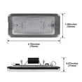 thumbnail image 3 of 51800482 LED License Number Plate Light Lamp For Fiat Abarth White New, 3 of 5