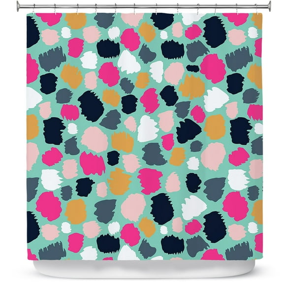 Shower Curtains 70" x 84" from DiaNoche Designs by Olive Smith - Dash II