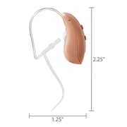 Equate Rechargeable Over-the-Counter Hearing Aids, Noise Reduction, Behind the Ear, 1 Pair