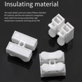 thumbnail image 1 of 100pcs Quick Wire Connector Cable Tape Cables Terminal Block 2 Way Clamp Professional Lightweight Splices Lock Wires Terminals, 1 of 7