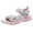 Pink, variant on Girls Summer Sandals with Rhinestone Butterfly Design Soft Sole Comfortable Children Footwear Lightweight Casual Shoes for Kids Play Outdoor Beach