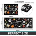 thumbnail image 6 of Lemon Kitchen Rugs Mat Farmhouse Style Lemon Rugs Anti Fatigue Kitchen Rug Set PVC Non Slip Waterproof Washable Rug (17"x47.2"+17"x23.6"), 6 of 6