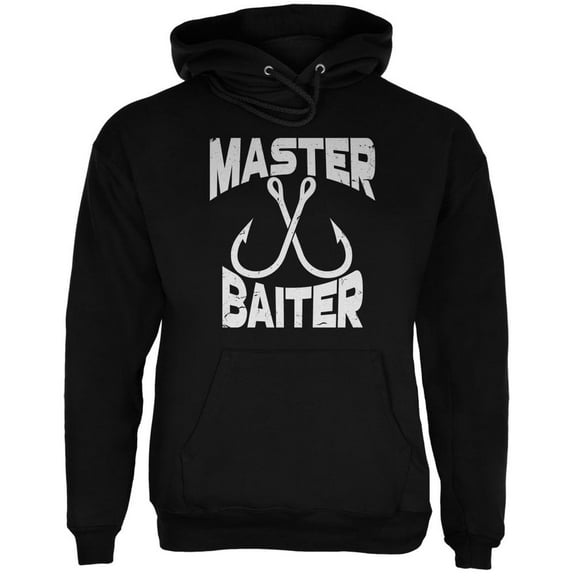 Old Glory Master Baiter Black Adult Hoodie