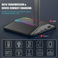 thumbnail image 6 of New Bee RGB Headphone Stand USB-C Charging Stand Headset Holder, 6 of 9