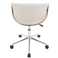 thumbnail image 2 of Curvo Mid-Century Modern Office Chair by LumiSource, 2 of 8