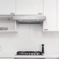 thumbnail image 2 of Pemberly Row 30" 380 CFM Ducted Under Cabinet Range Stainless Steel Kitchen Hood, 2 of 9