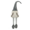 thumbnail image 4 of 15" Beige and Gray Plush Sitting Elf Tabletop Christmas Decoration, 4 of 4