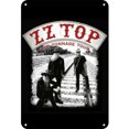 thumbnail image 1 of Placa de metal vintage de hierro ZZ TOP Pintura rectangular Arte Decoración del hogar 30x40 cm Wdftyju, 1 of 9