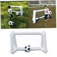 thumbnail image 4 of WRITWAA Portable PVC Soccer Door Inflation Network Goal White Suitable for Indoor Outdoor Sports, 4 of 7