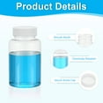thumbnail image 3 of Unique Bargains 5 Pcs Bouteilles de Réactif 250ml, Bouteilles Rondes à Grand Ouverture pour Animaux avec Bouchon à Vis pour Laboratoire, 3 of 6