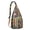 Beige-15, variant on Tropical Aloha Hiking Sling Backpack – Lightweight, Waterproof, Palm Leaf Design, Perfect for Beach, Summer Adventures, and Outdoor Travel
