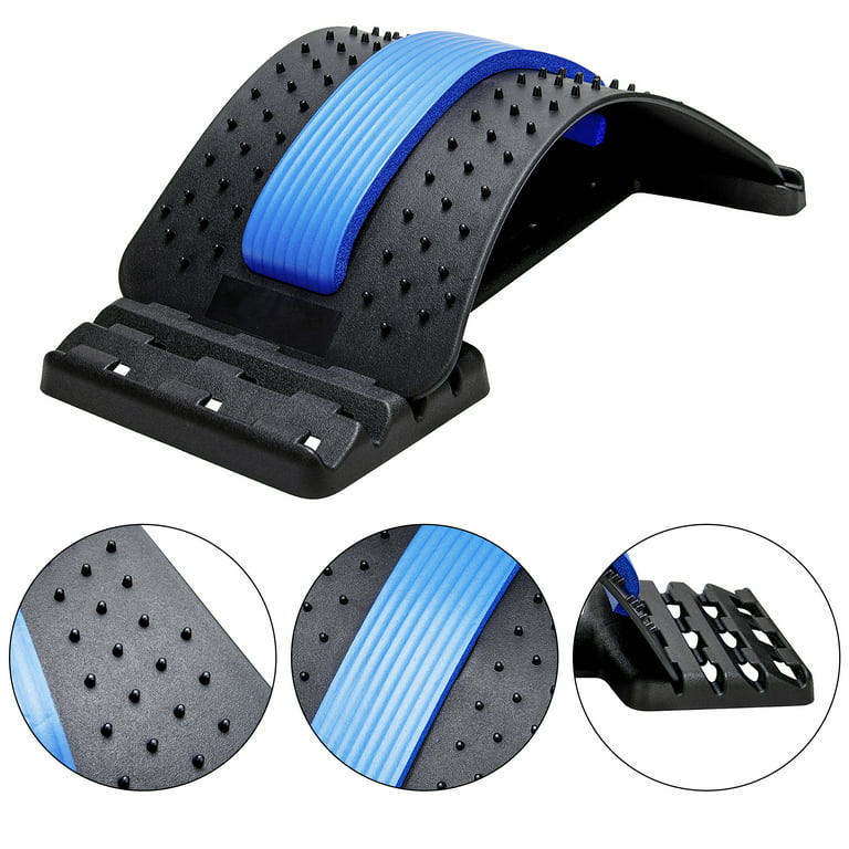 Back Stretcher Lower Back Pain Relief Device 3 Level Back Cracker Back  Massager Lumbar Support Spine Board for Herniated Disc