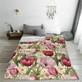 thumbnail image 5 of Sikiie Tulips Flowers Ultra-Soft Micro flannel Blanket Luxury All Seasons Warm Blanket for Bedding Sofa and Travel (4 sizes)-40"x30", 5 of 7
