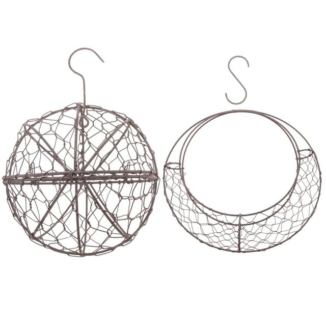 2 Unids Hierro Forma De La Colgante Alambre De Hierro Olla Hierro Colgante Sembradora Ti