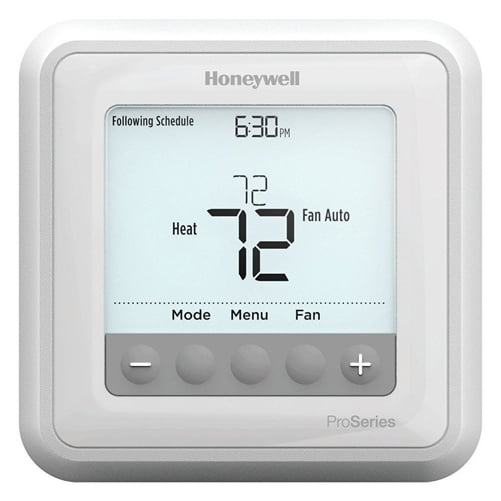 5-Pack Honeywell TH6210U2001/U T6 Pro Programmable Thermostat + LCD Cleaner