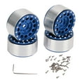 thumbnail image 2 of Moyeu de Jantes RC, Résistant à l'Usure 4pcs Pièce de Rechange Stable Moyeu de Roue RC Beadlock pour Voitures 1/18 RC Rouge, Bleu, Noir, 2 of 8