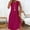 Hot Pink, variant on Rvasteizo Striped Print Casual Dresses for Women Round Neck Sleeveless Patchwork Thin Summer Casual Outfit