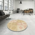 thumbnail image 4 of Ahgly Company Machine Washable Indoor Rectangle Transitional Khaki Gold Area Rugs, 4' x 6', 4 of 7