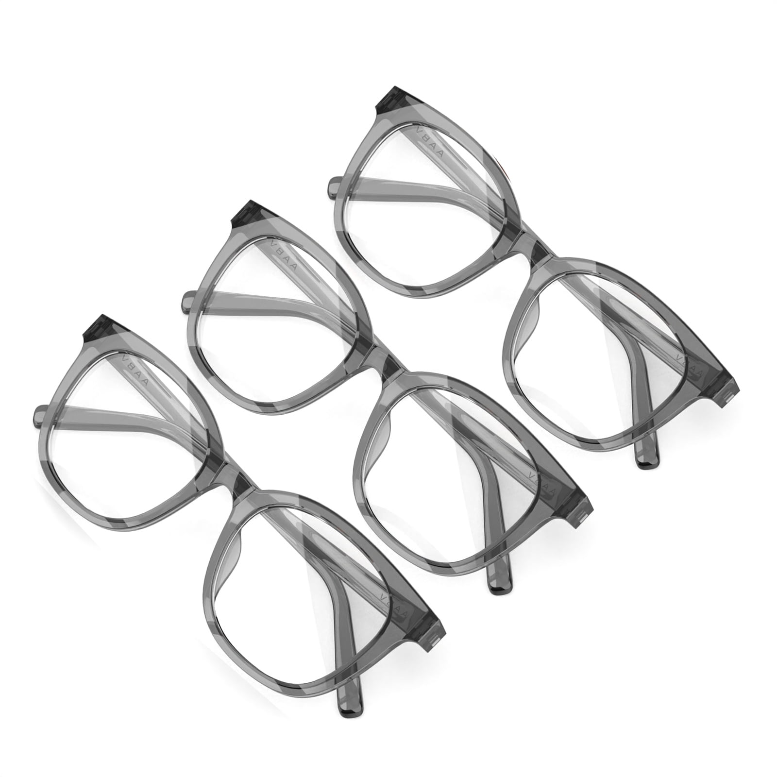 AMOLEY 2Pairs Square Rectangle Sunglasses Retro Square Eyewear Vintage Rectangle Glasses for Women Men