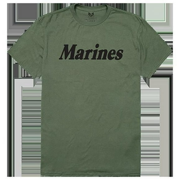 Marines Relaxed Graphic Tee - Olive - Medium