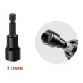 thumbnail image 1 of 6-19Mm Magnetic Nut Screwdriver Deep Socket Adapter 1/4Inch Hex Wrench Heads 11Mm, 1 of 8