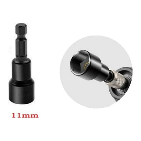 

Magnetic Nut Screwdriver Deep Socket Adapter 1/4inch Hex Wrench Heads