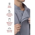 thumbnail image 3 of Chaqueta de Chef Hartford para Hombre Chef Works Gris 4XL, 3 of 4