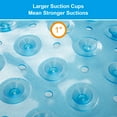 thumbnail image 5 of AmazerBath Bathtub Mat Non Slip Bath Mat for Tub Shower, 40 x 16 Inches, Bath Tub Mat Non Slip Shower Mats with Suction Cups and Drain Holes, Bath Tub Mats for Bathroom Non Slip, Clear Blue, 5 of 7