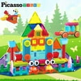 thumbnail image 3 of Baldosas magnéticas PicassoTiles PTE21 con erizo, 75 piezas, a partir de 3 años, 3 of 7