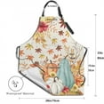 thumbnail image 5 of Fall Pumpkins Adjustable Apron with 2 Pockets for Women Men Thanksgiving Chef Bib for Cooking Garden Painting, 5 of 7